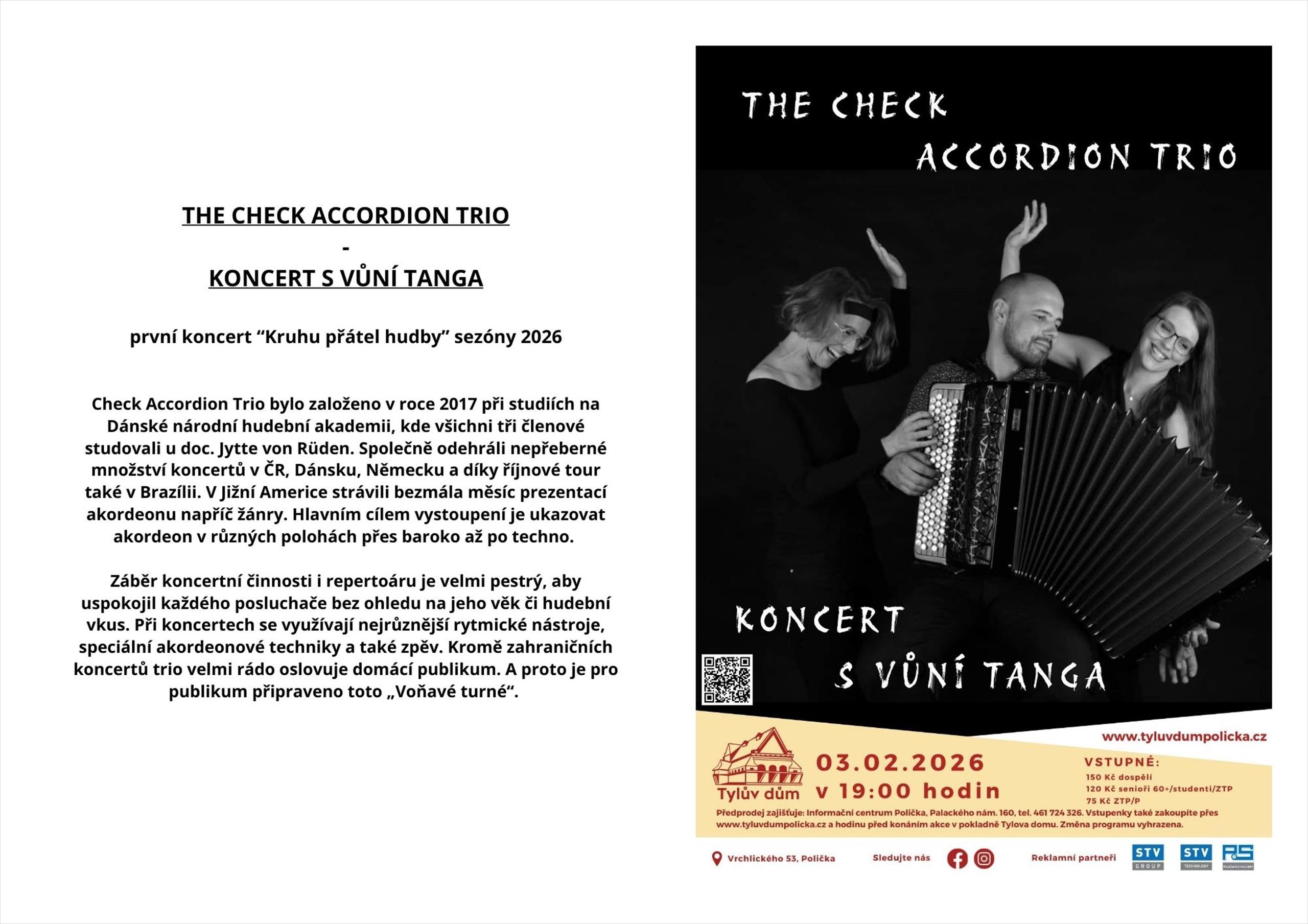The Check accordion trio