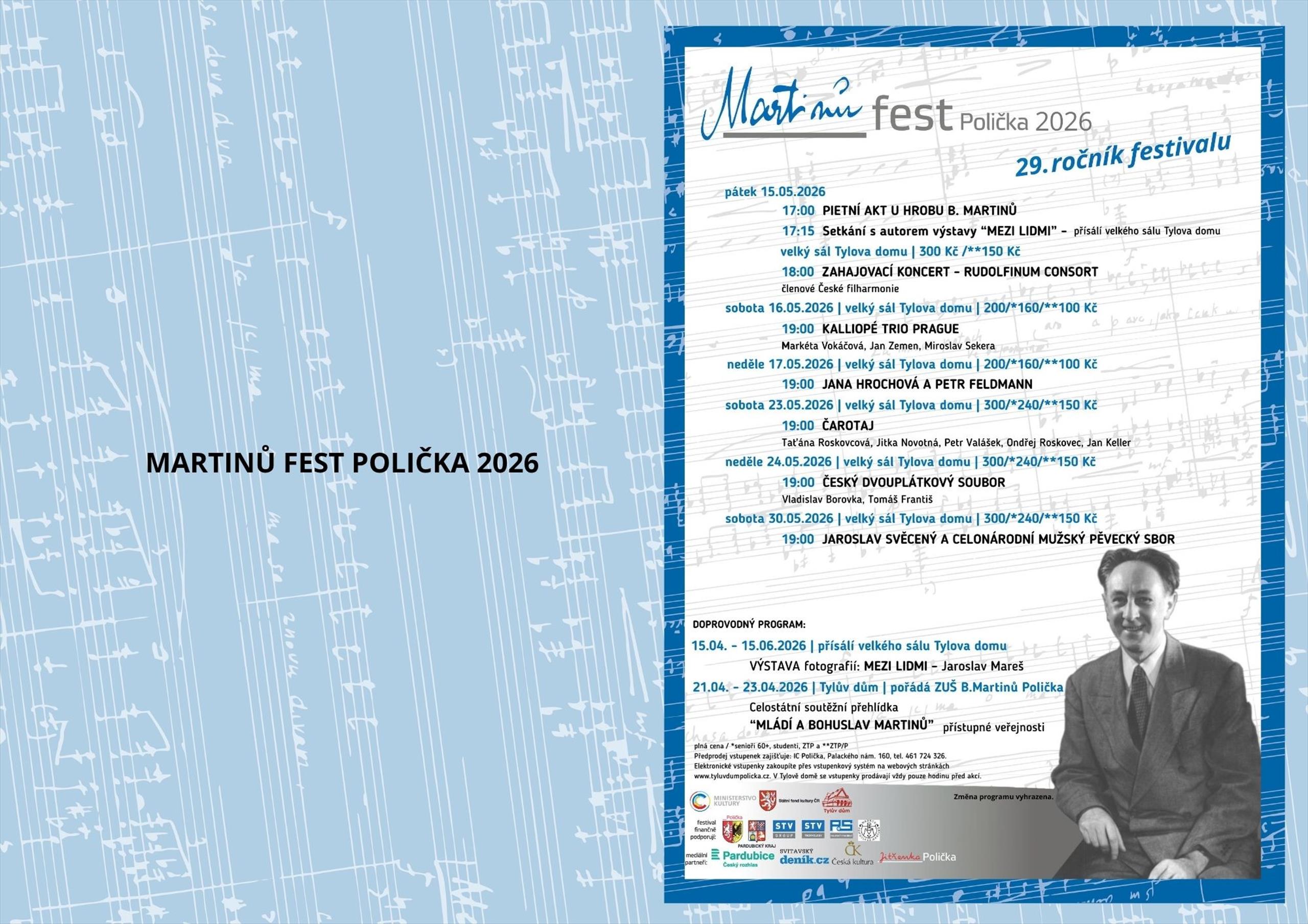 Martinů fest Polička 2026