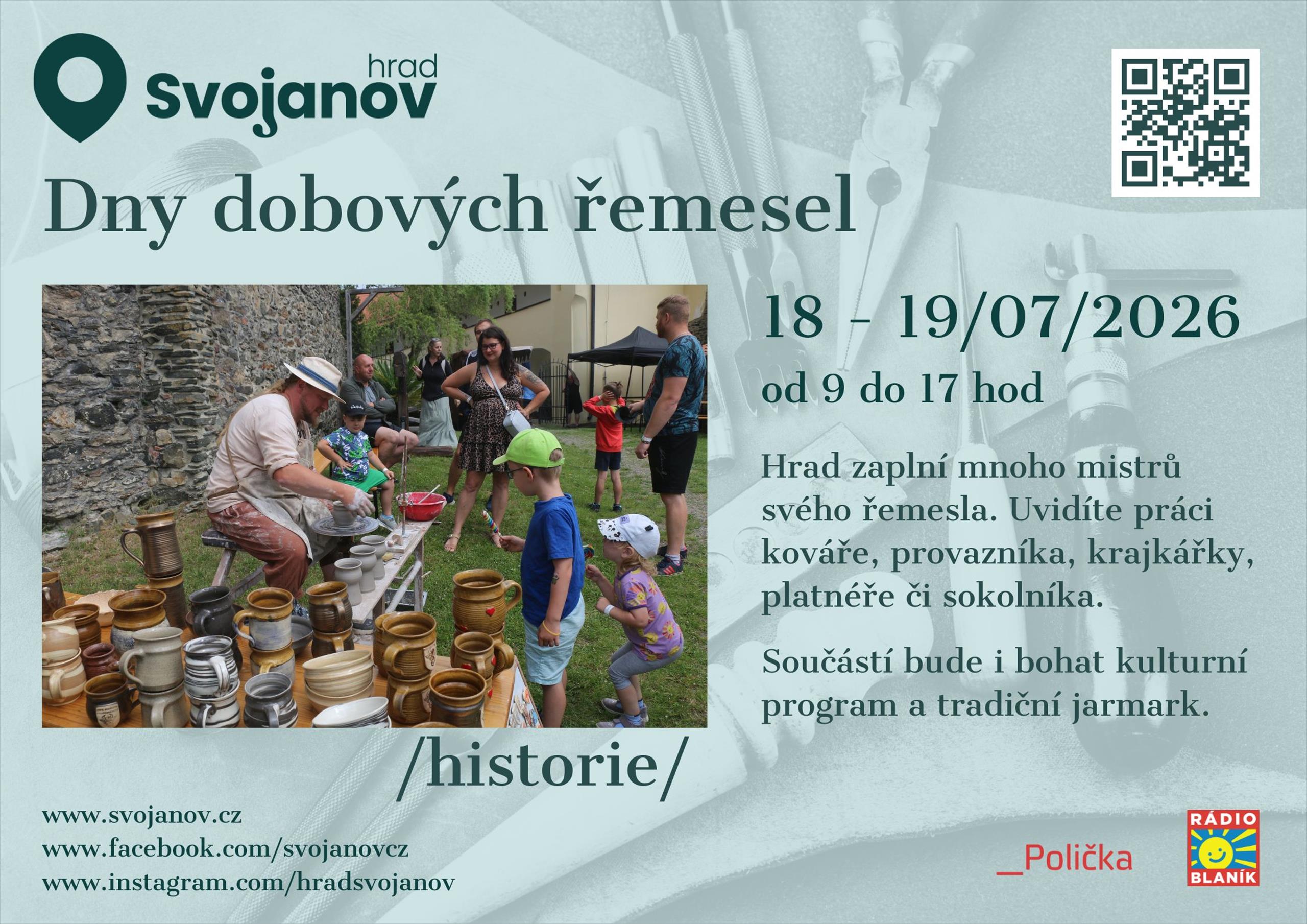 Dny dobových řemesel na Svojanově
