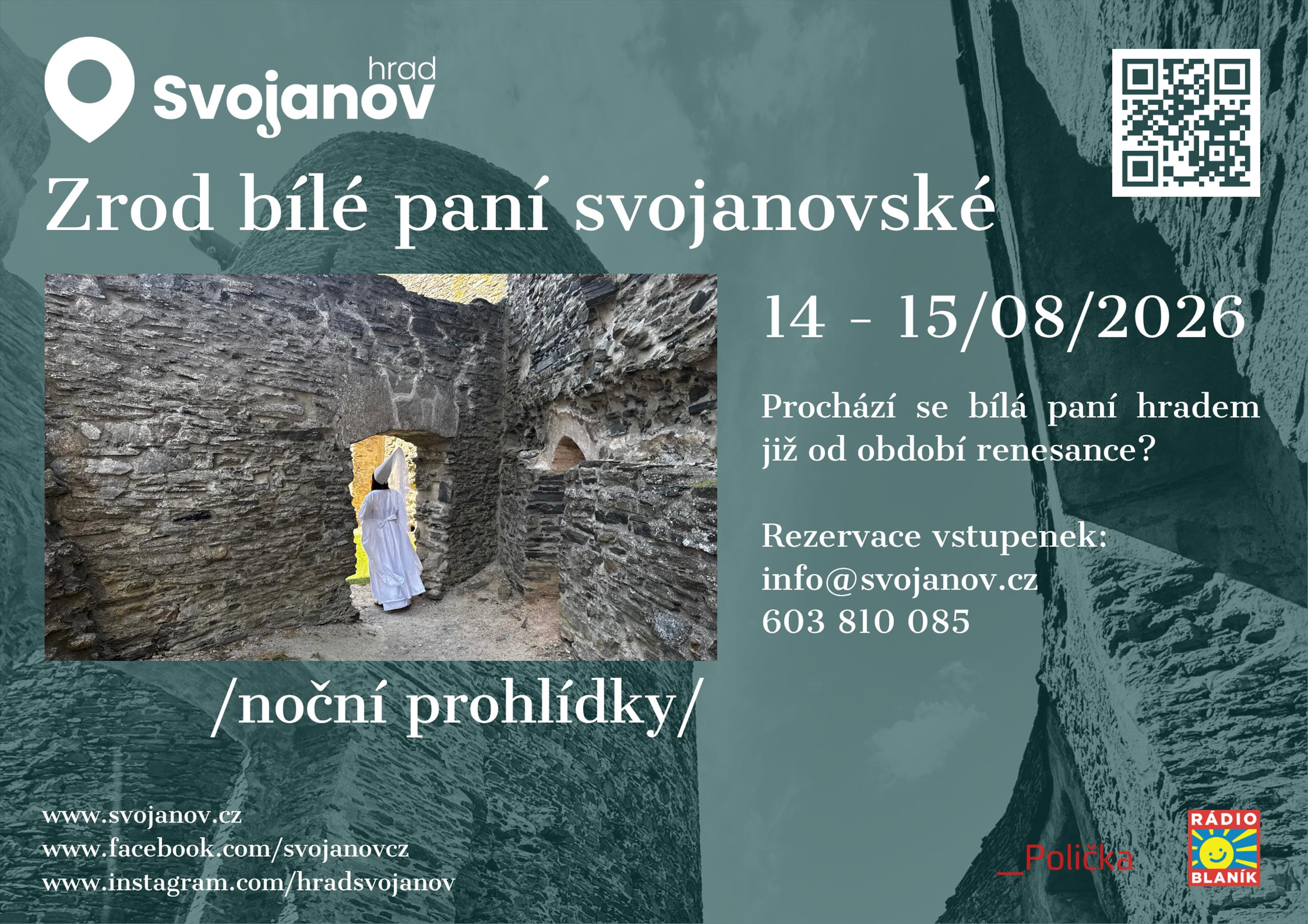 Noční prohlídky – Zrod bílé paní svojanovské